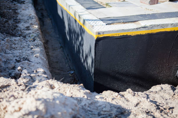 Professional Exterior Waterproofing technician working in Laotto, IN